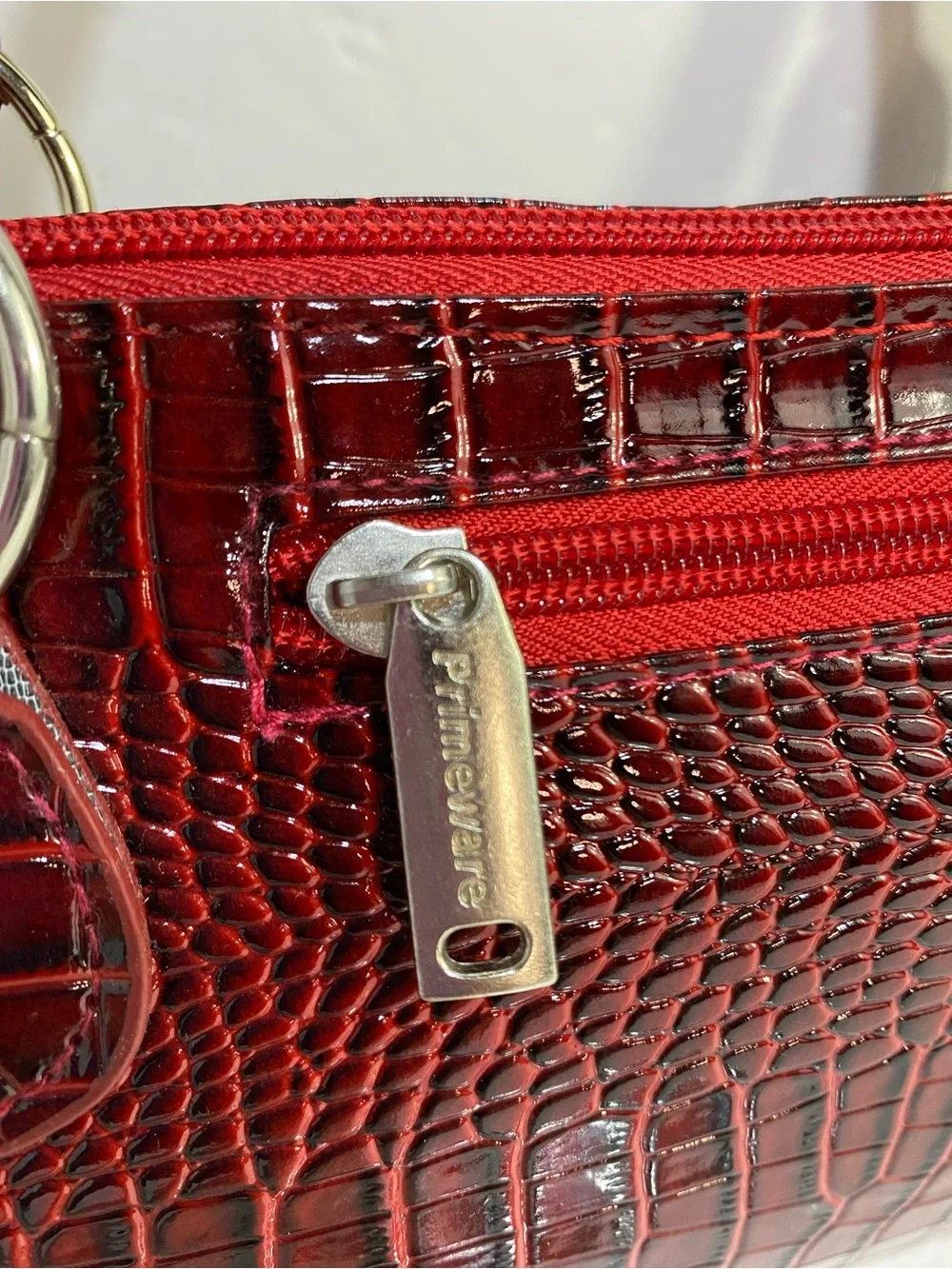 Prime ware Wine Bag Insulated Red Travel Picnic Bag